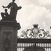 Brama przed paacem Brhla, Warszawa w obiektywie nieznanego Niemca w latach okupacji (1940) 1943-1944, nr zesp. 1629/IV, sygn. 497