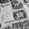 Plac Marszaka Pisudskiego na fotoplanie Warszawy, stan z czerwca 1945 roku, Kolekcja materiaw teledetekcyjnych, nr zesp. 2078/IV, sygn. F3/N1O1