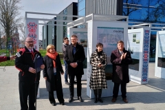 11. dyr. dr Tomasz Matuszak, dr Aleksandra Janiszewska, Adrian Kossowski (APW), Renata Wojtczak - dyrektor Miejskiej Biblioteki Publicznej im. Adama Próchnika w Piotrkowie Trybunalskim, Andrzej Kacperek - wiceprezydent Piotrkowa Trybunalskiego, fot. Maciej Hubka