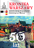 Kronika Warszawy 2013