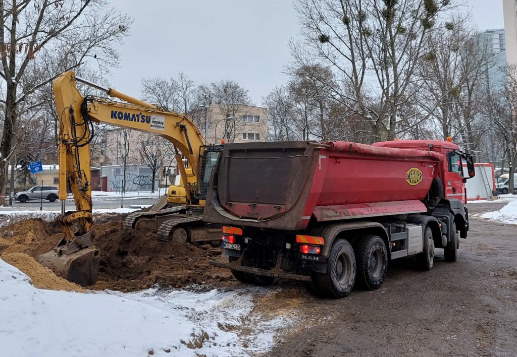 Prace na budowie
