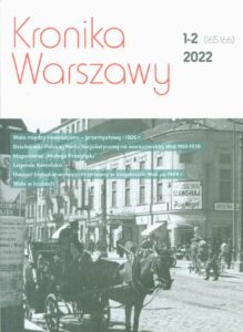 Okładka promująca do Kronika_Warszawy 2022