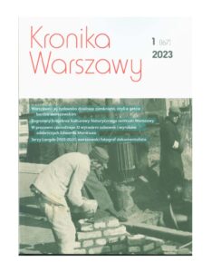 Okładka promująca do Kronika_Warszawy 2023